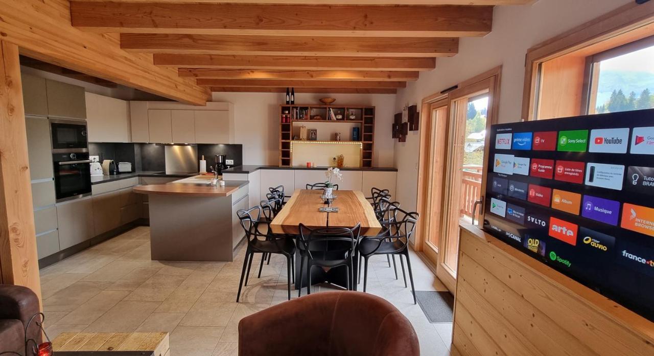 Chalet Arpitan - Les Carroz - Grand Massif מראה חיצוני תמונה